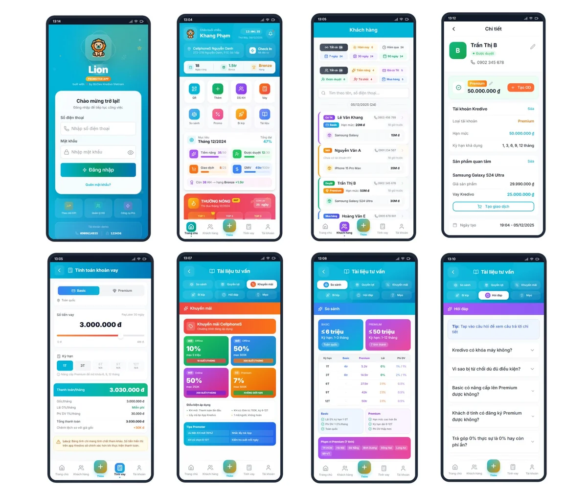 Lion App for Promoters